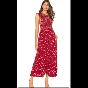 Free People polla dot Dress